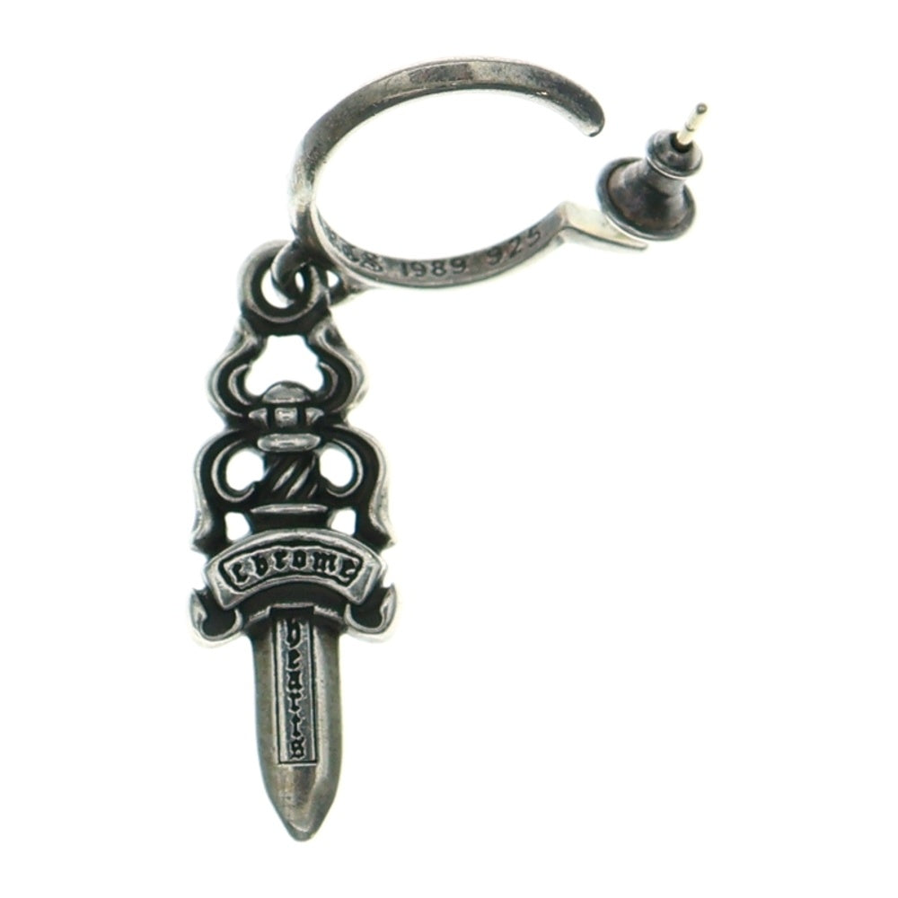 CHROME HEARTS(クロムハーツ) No5 DAGGER #5 ダガーフープ ピアス シルバー BCA106