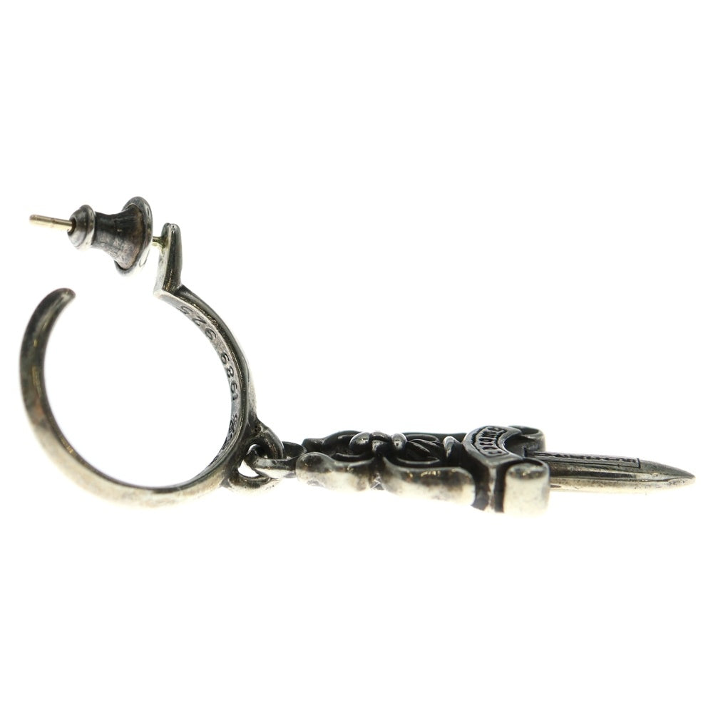 CHROME HEARTS(クロムハーツ) No5 DAGGER #5 ダガーフープ ピアス シルバー BCA106