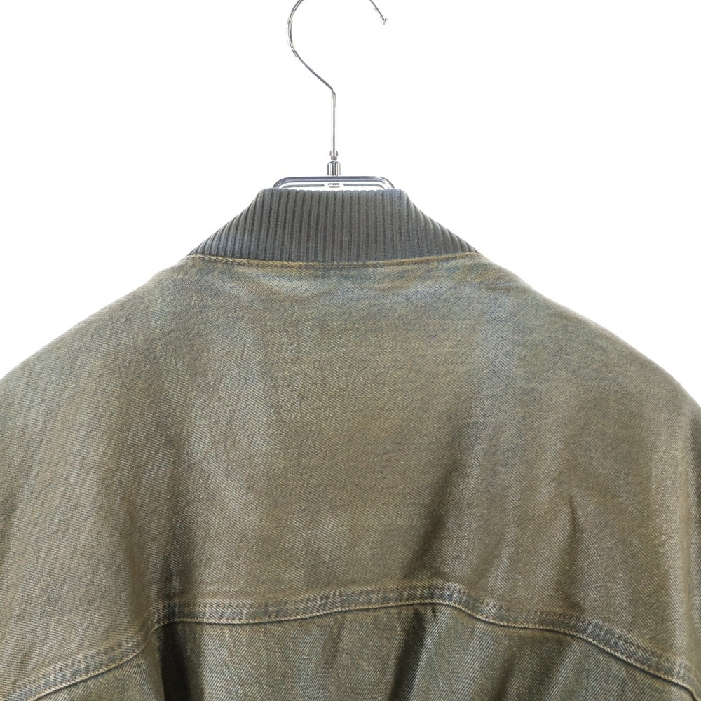 Acne Studios(アクネ ストゥディオズ) 23AW Dyed Denim Bomber Jacket デニムボンバージャケット ブラウン FN-WN-OUTW000844 A90549-