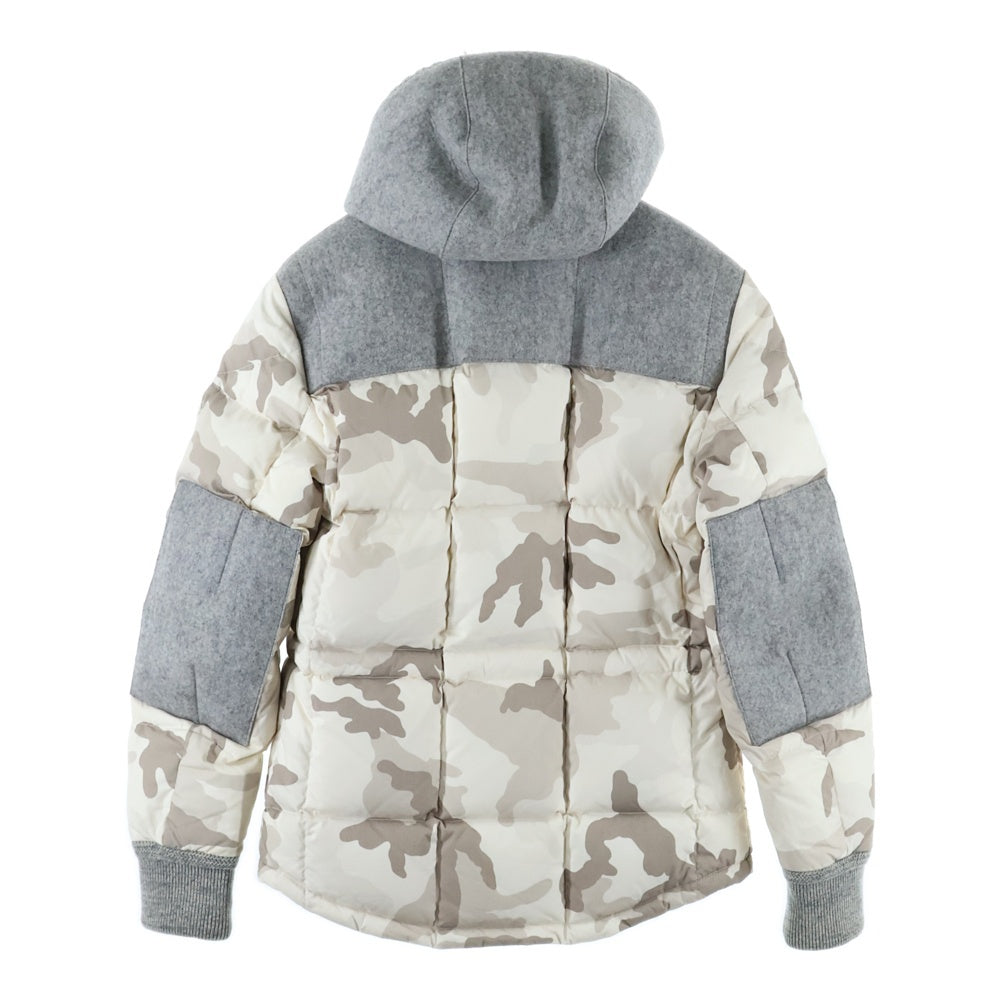 MONCLER(モンクレール) BEAUMONT GIUBBOTTO バーモント カモフラージュ 迷彩ダウンジャケット ベージュ 320914191985 54954