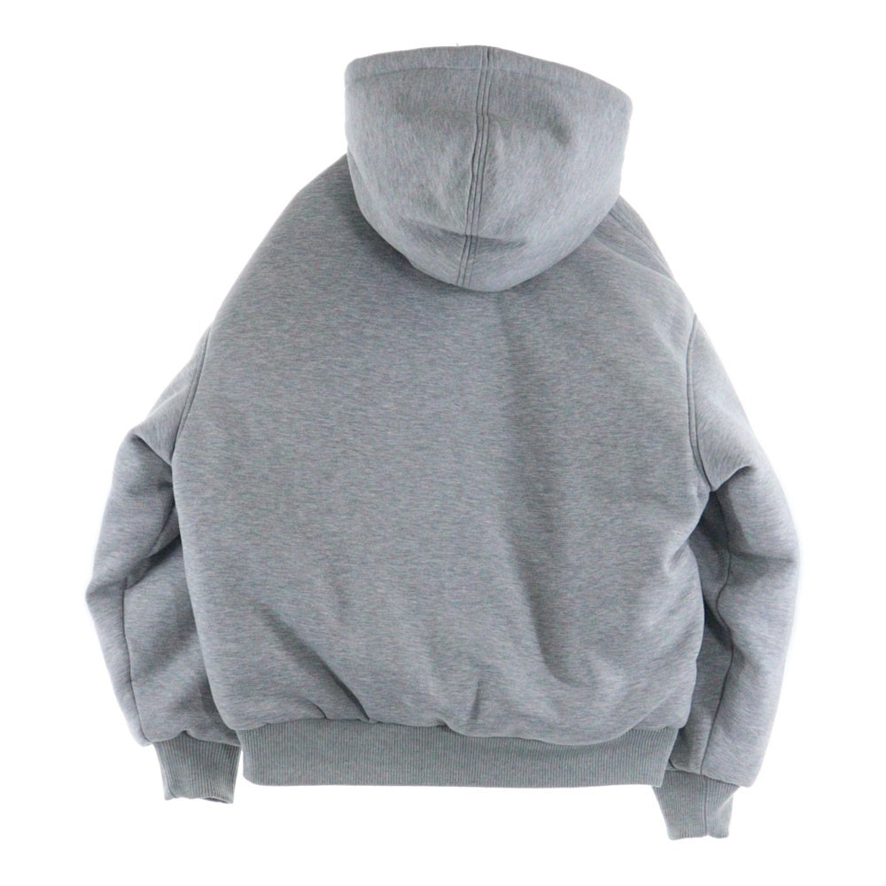 SUPREME(シュプリーム) 24AW ×THE NORTH FACE Down Filled Zip Up Hooded Sweatshirt ノースフェイス ジップアップスウェットパーカー フーディー グレー NY52400I