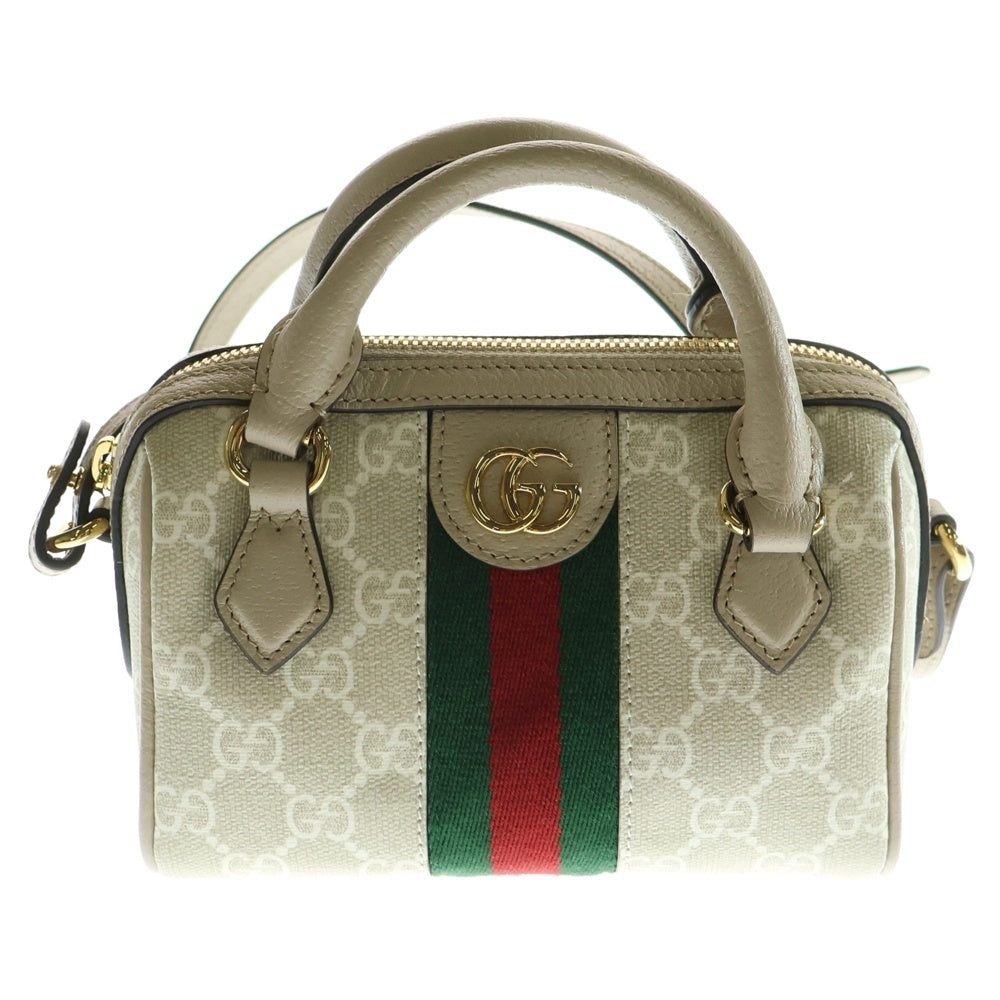 GUCCI(グッチ) Ophidia GG Supreme Shoulder Bag オフィディア GGスプリーム レザーショルダーバッグ ハンドバッグ ベージュ 781490 525040