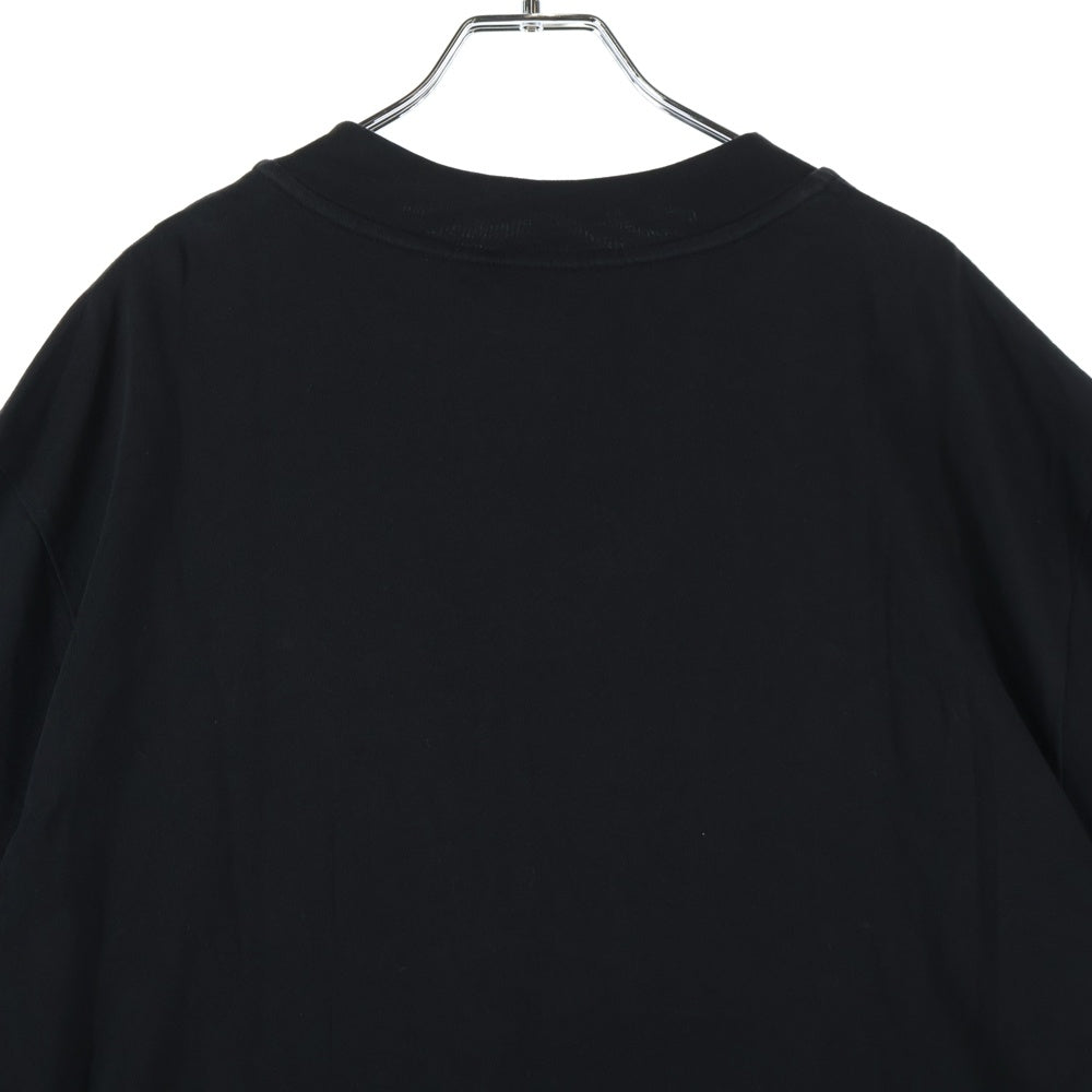 MONCLER(モンクレール) 21AW MAGLIA T-SHIRT マグリアTシャツ ネックロゴ半袖Tシャツカットソー G20918C00025 ブラッ