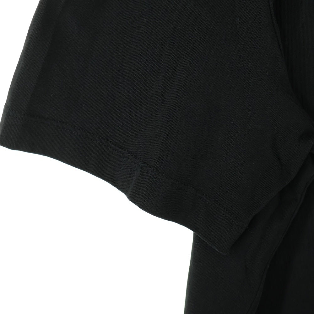 MONCLER(モンクレール) 21AW MAGLIA T-SHIRT マグリアTシャツ ネックロゴ半袖Tシャツカットソー G20918C00025 ブラッ