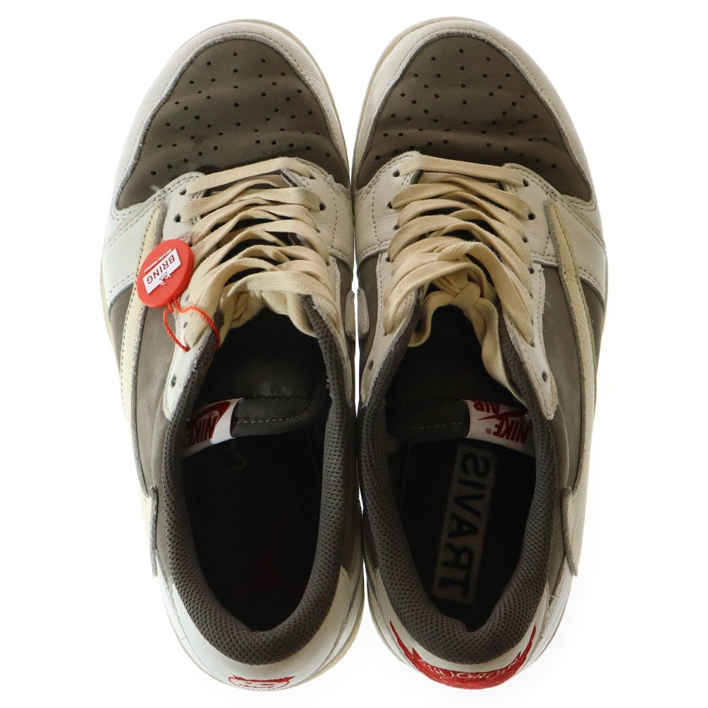 NIKE(ナイキ) ×TRAVIS SCOTT AIR JORDAN 1 トラヴィススコット エアジョーダン1 ローカットスニーカー リバースモカ US9.5/27.5cm DM7866-162