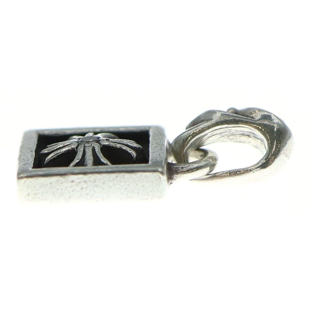 CHROME HEARTS(クロムハーツ) FRAMED CH PLUS 1DIA フレームドCHプラス 1ダイヤ チャーム シルバーネックレストップ
