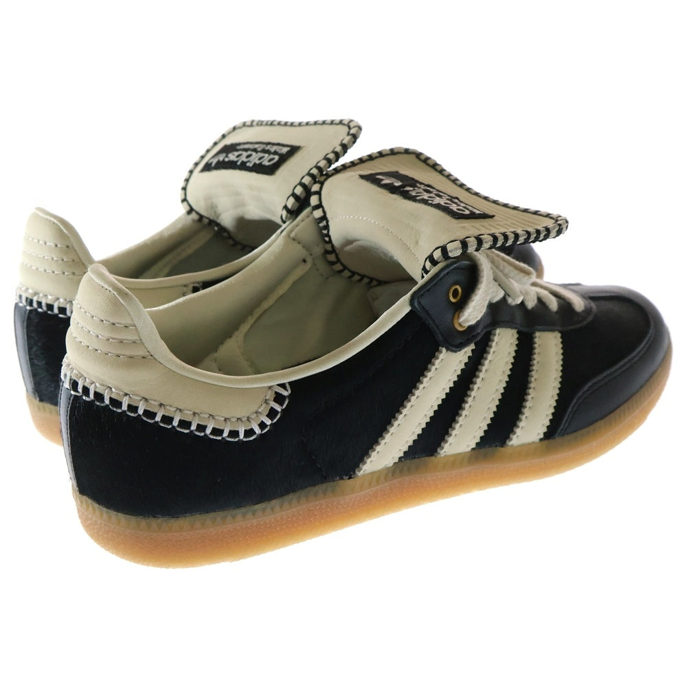 adidas(アディダス) ×Wales Bonner Samba Pony Tonal Low ウェールズボーナー ポニー トーナル サンバ ローカットスニーカー ブラック/ホワイト US7.5/25.5cm IE0580