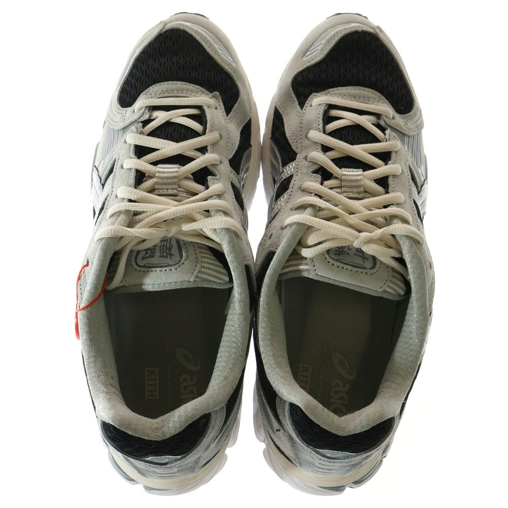 KITH(キス) x ASICS GEL-KAYANO 12.1 アシックス ゲルカヤノ ローカットスニーカー ブラック/グレー 1203A846