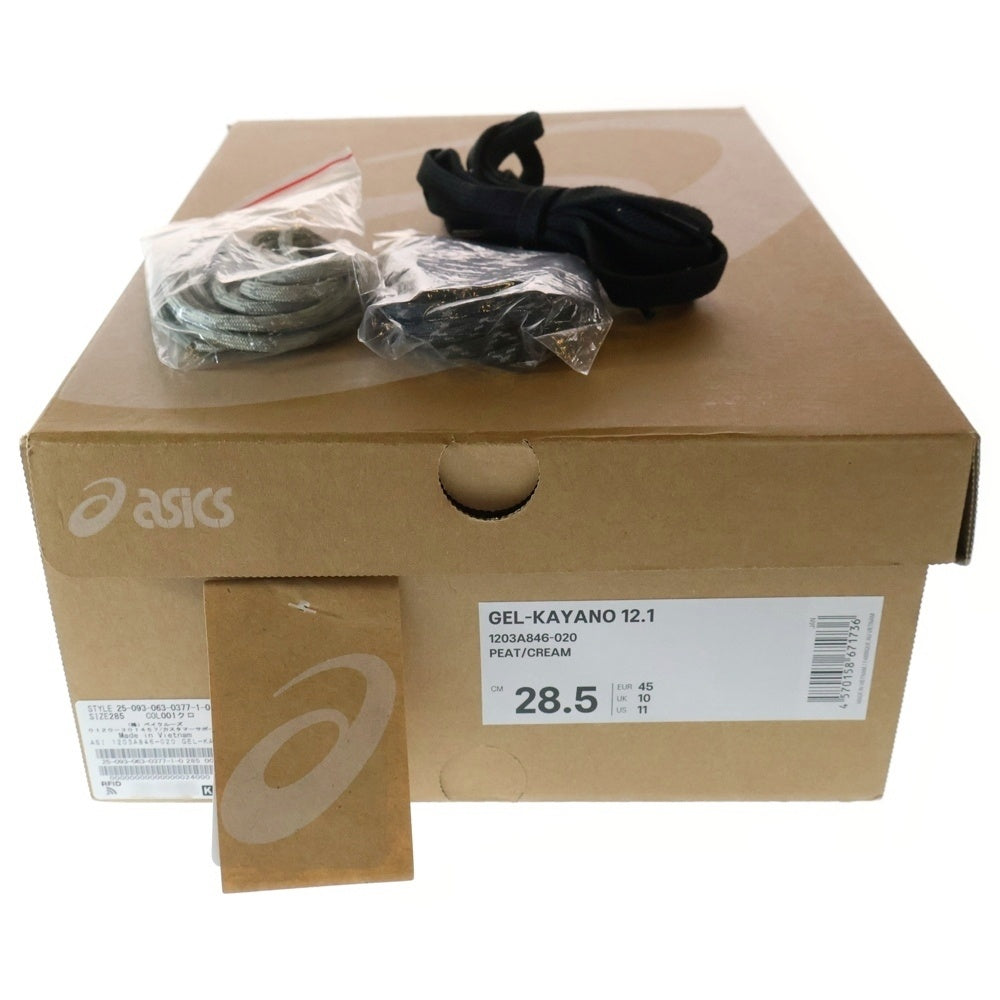 KITH(キス) x ASICS GEL-KAYANO 12.1 アシックス ゲルカヤノ ローカットスニーカー ブラック/グレー 1203A846