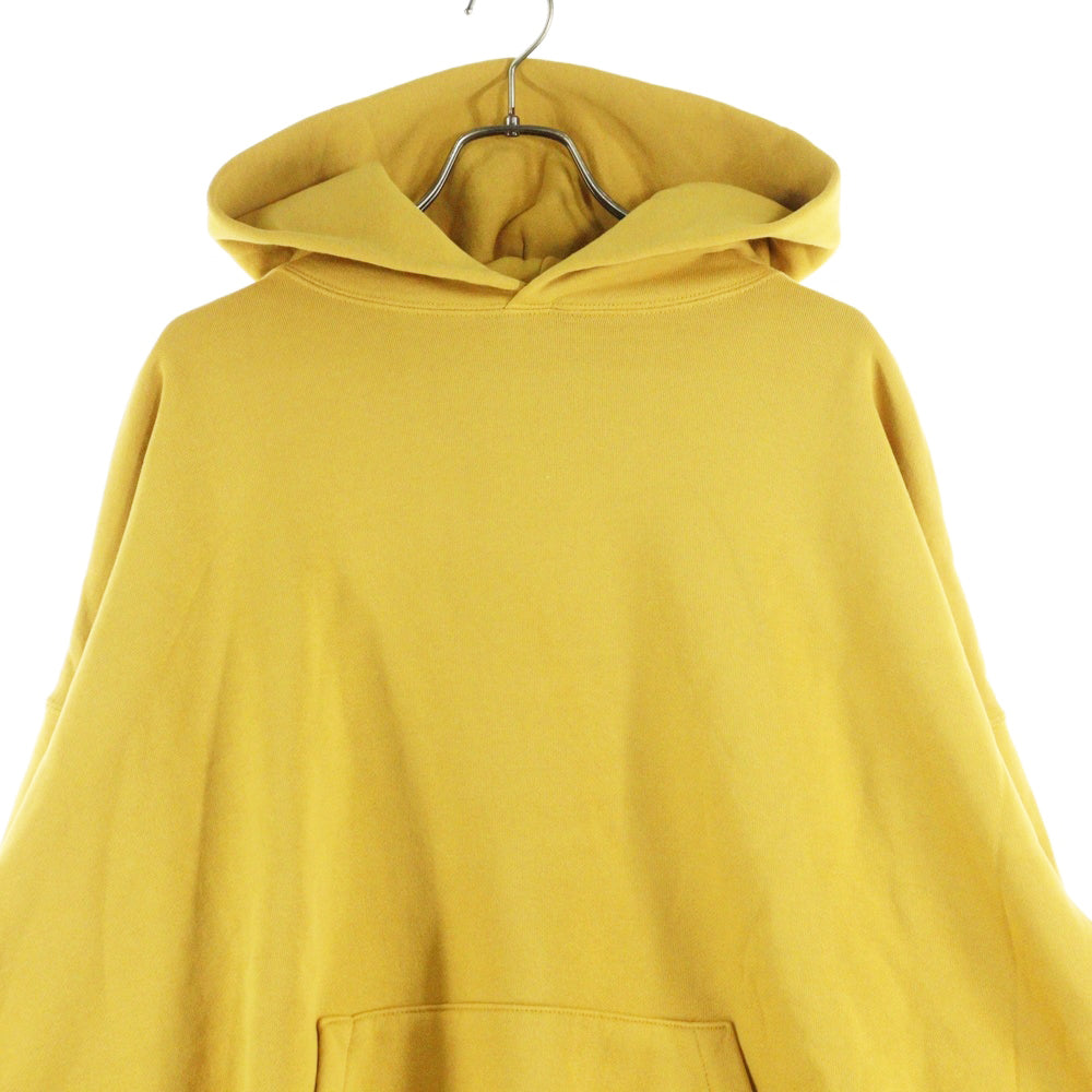 FEAR OF GOD ESSENTIALS(フィアオブゴッド エッセンシャルズ) HOODIE LTD LONG BEACH ロングビーチ限定 バックリフレクターロゴ プルオーバースウェットパーカー フーディー イエロー