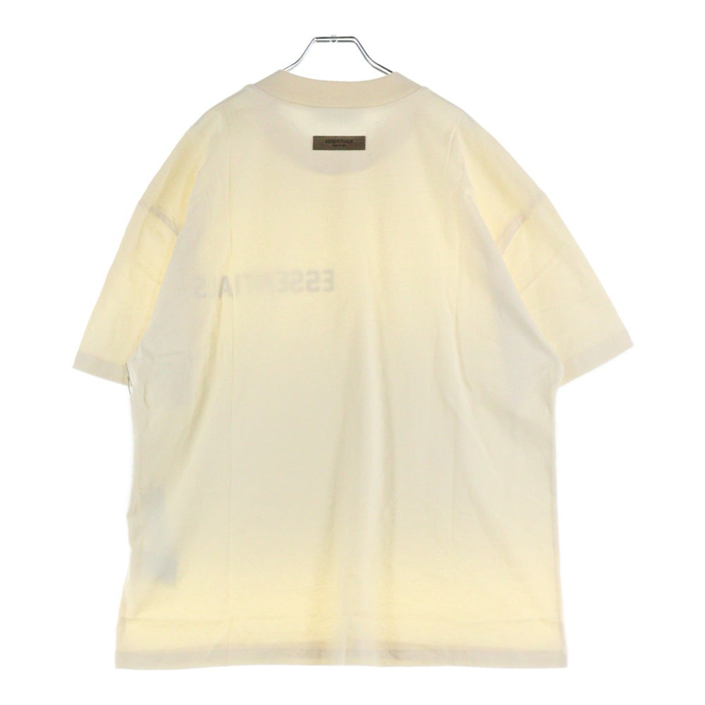 FEAR OF GOD ESSENTIALS(フィアオブゴッド エッセンシャルズ) S/S T-SHIRT フェルトロゴ 半袖Tシャツ アイボリー