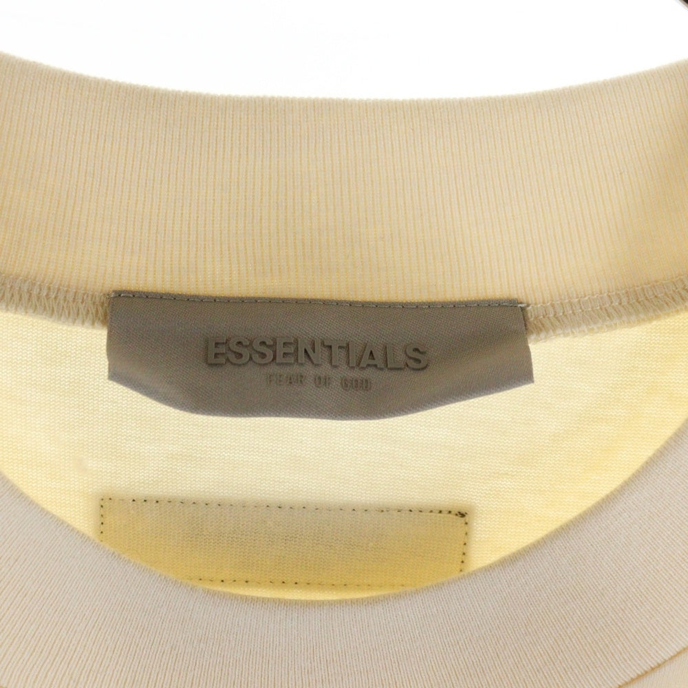 FEAR OF GOD ESSENTIALS(フィアオブゴッド エッセンシャルズ) S/S T-SHIRT フェルトロゴ 半袖Tシャツ アイボリー