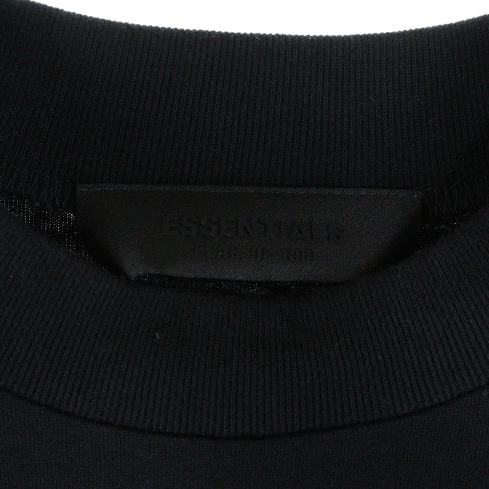 FEAR OF GOD ESSENTIALS(フィアオブゴッド エッセンシャルズ) S/S T-SHIRT フロントロゴ 半袖Tシャツ ブラック