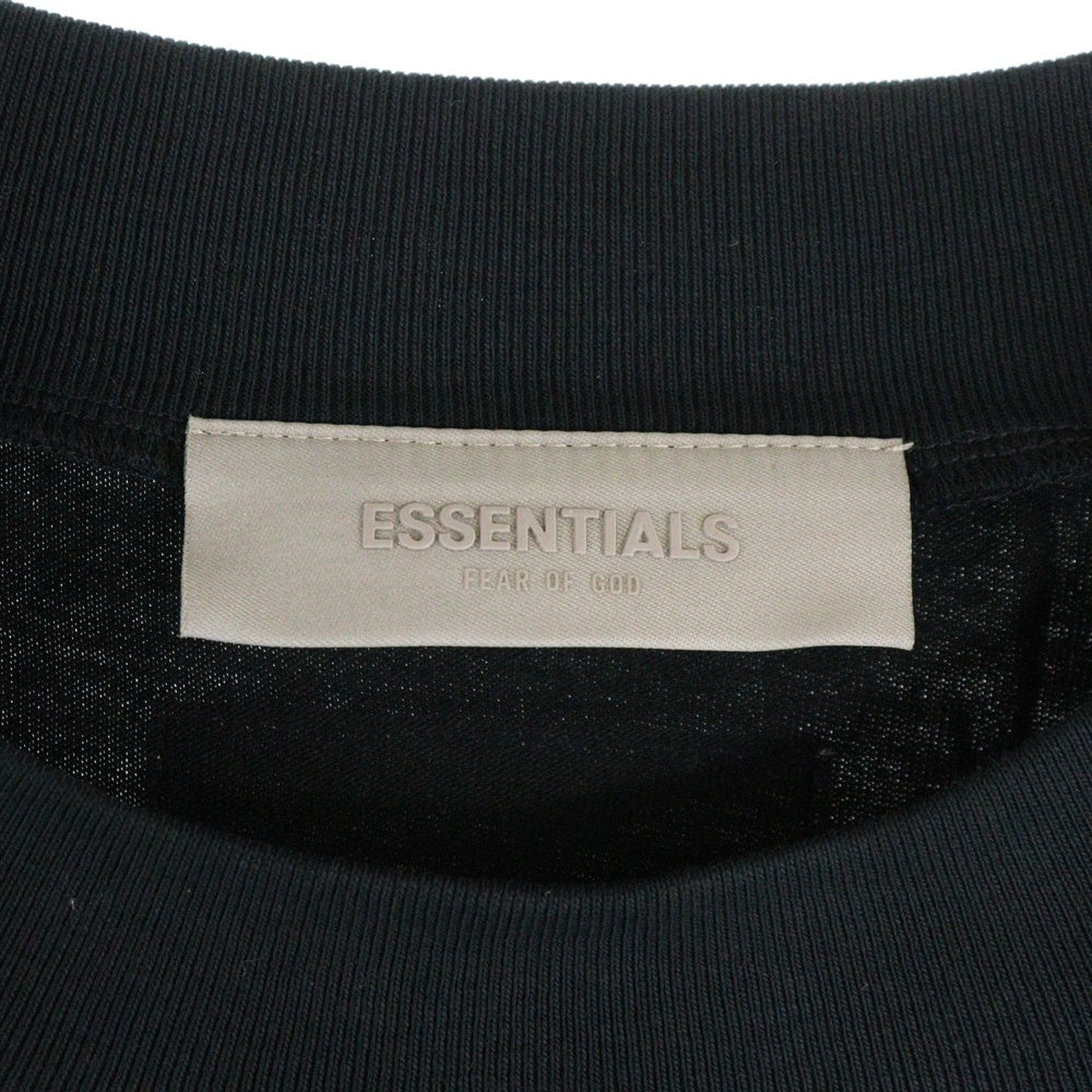 FEAR OF GOD ESSENTIALS(フィアオブゴッド エッセンシャルズ) S/S T-SHIRT フェルトロゴ 半袖Tシャツ ブラック