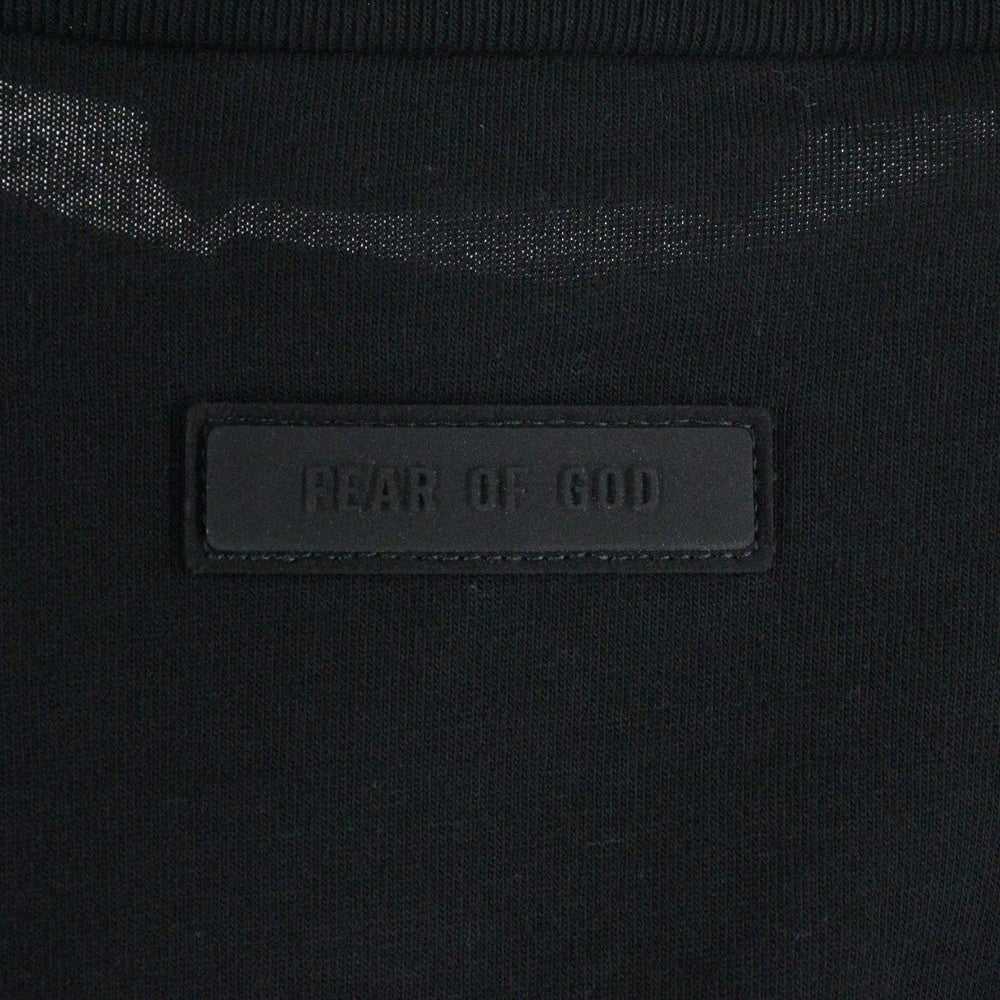 FEAR OF GOD ESSENTIALS(フィアオブゴッド エッセンシャルズ) L/S T-SHIRT フロントロゴ 長袖Tシャツ ロンT ブラック