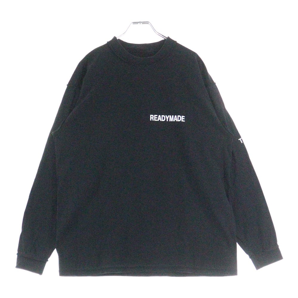 READY MADE(レディメイド) MAXFIELD L/S T-SHIRT マックスフィールド限定 リバーシブル長袖Tシャツ ロンT ブラック