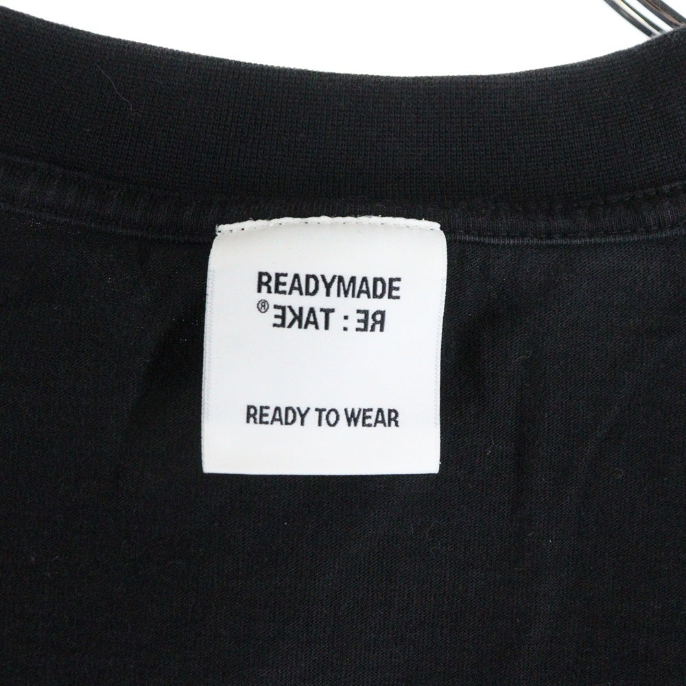 READY MADE(レディメイド) MAXFIELD L/S T-SHIRT マックスフィールド限定 リバーシブル長袖Tシャツ ロンT ブラック