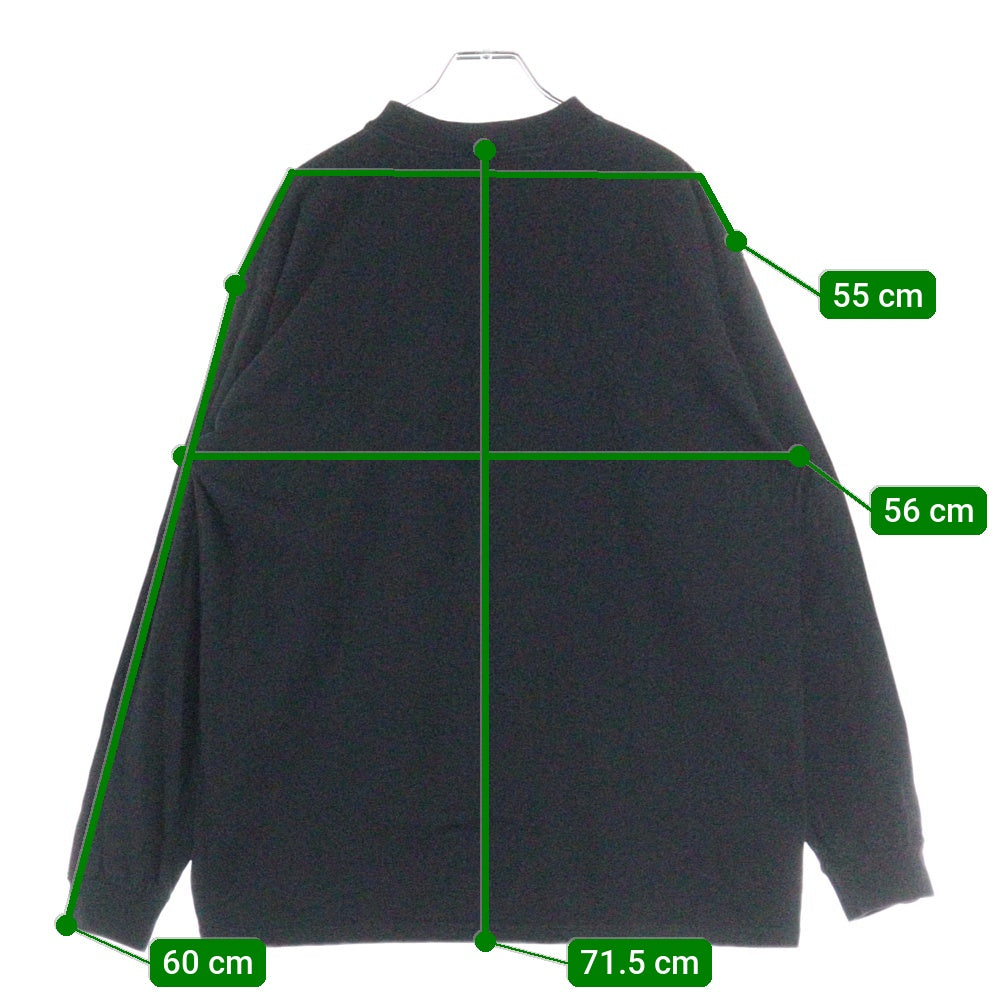 READY MADE(レディメイド) MAXFIELD L/S T-SHIRT マックスフィールド限定 リバーシブル長袖Tシャツ ロンT ブラック