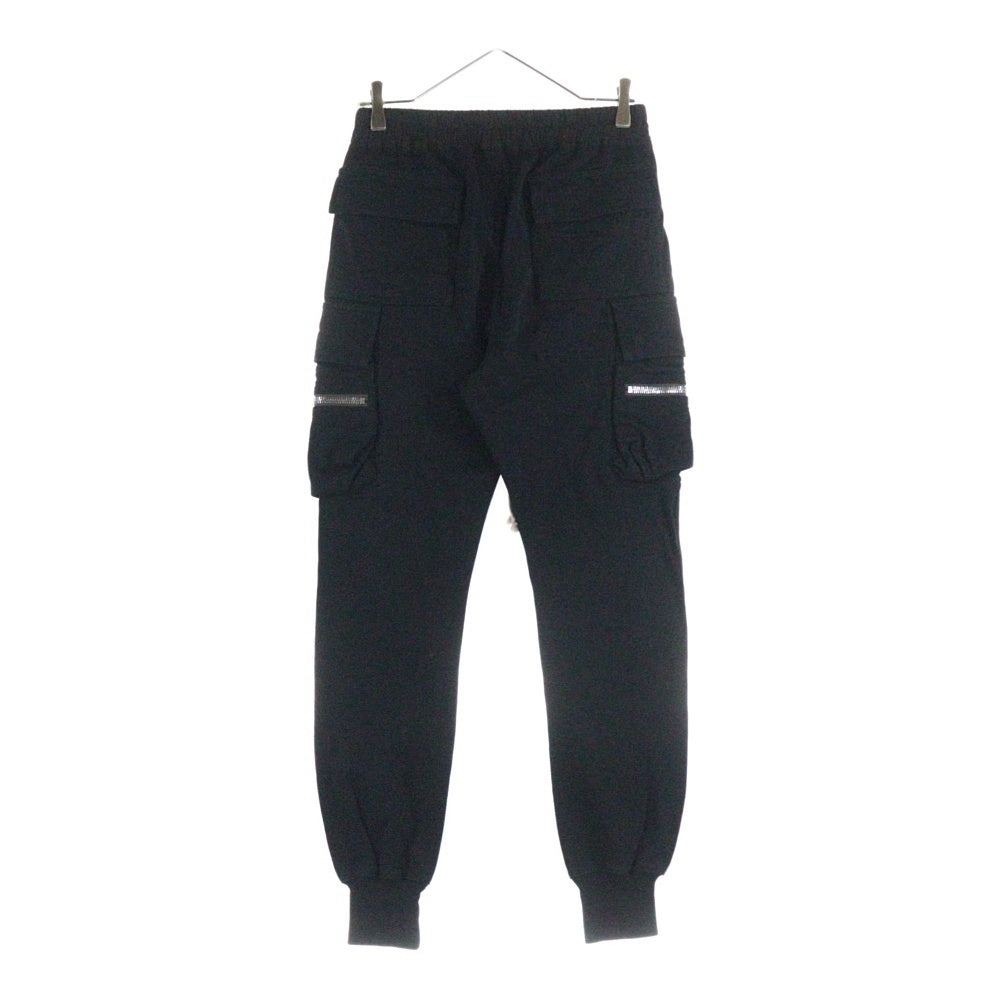 Rick Owens(リックオウエンス) 21SS MASTODON CARGO PANTS ドローストリングカーゴパンツ ブラック RU21S6396-BA