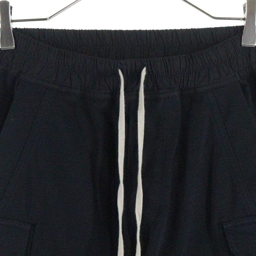 Rick Owens(リックオウエンス) 21SS MASTODON CARGO PANTS ドローストリングカーゴパンツ ブラック RU21S6396-BA