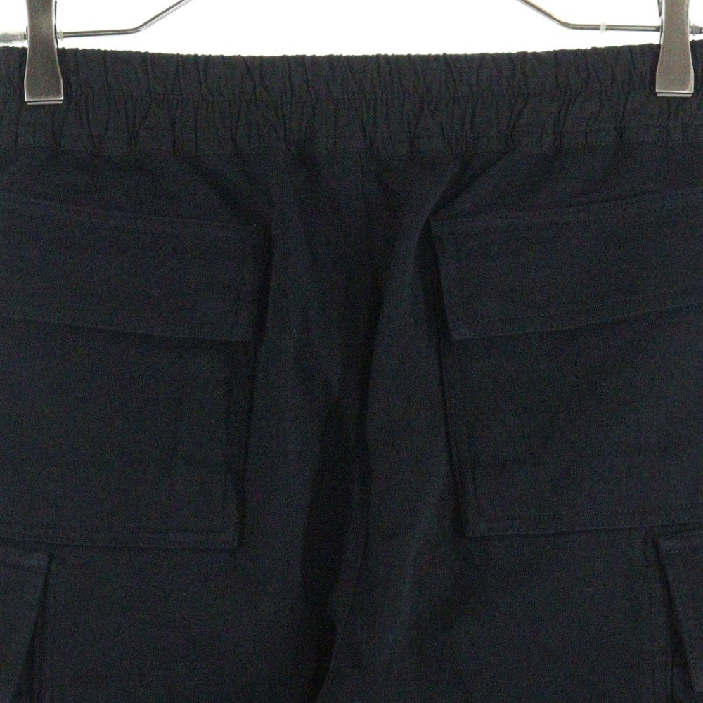 Rick Owens(リックオウエンス) 21SS MASTODON CARGO PANTS ドローストリングカーゴパンツ ブラック RU21S6396-BA