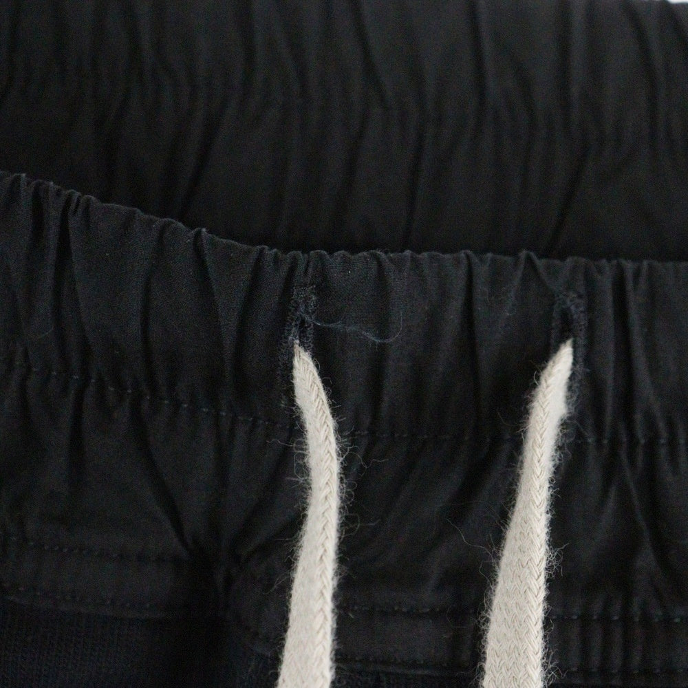 Rick Owens(リックオウエンス) 21SS MASTODON CARGO PANTS ドローストリングカーゴパンツ ブラック RU21S6396-BA