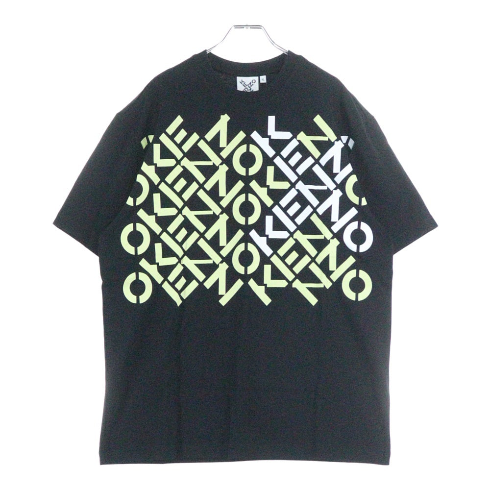 KENZO(ケンゾー) Monogram Print T-Shirt モノグラム 半袖Tシャツ ブラック FC55TS2084SK