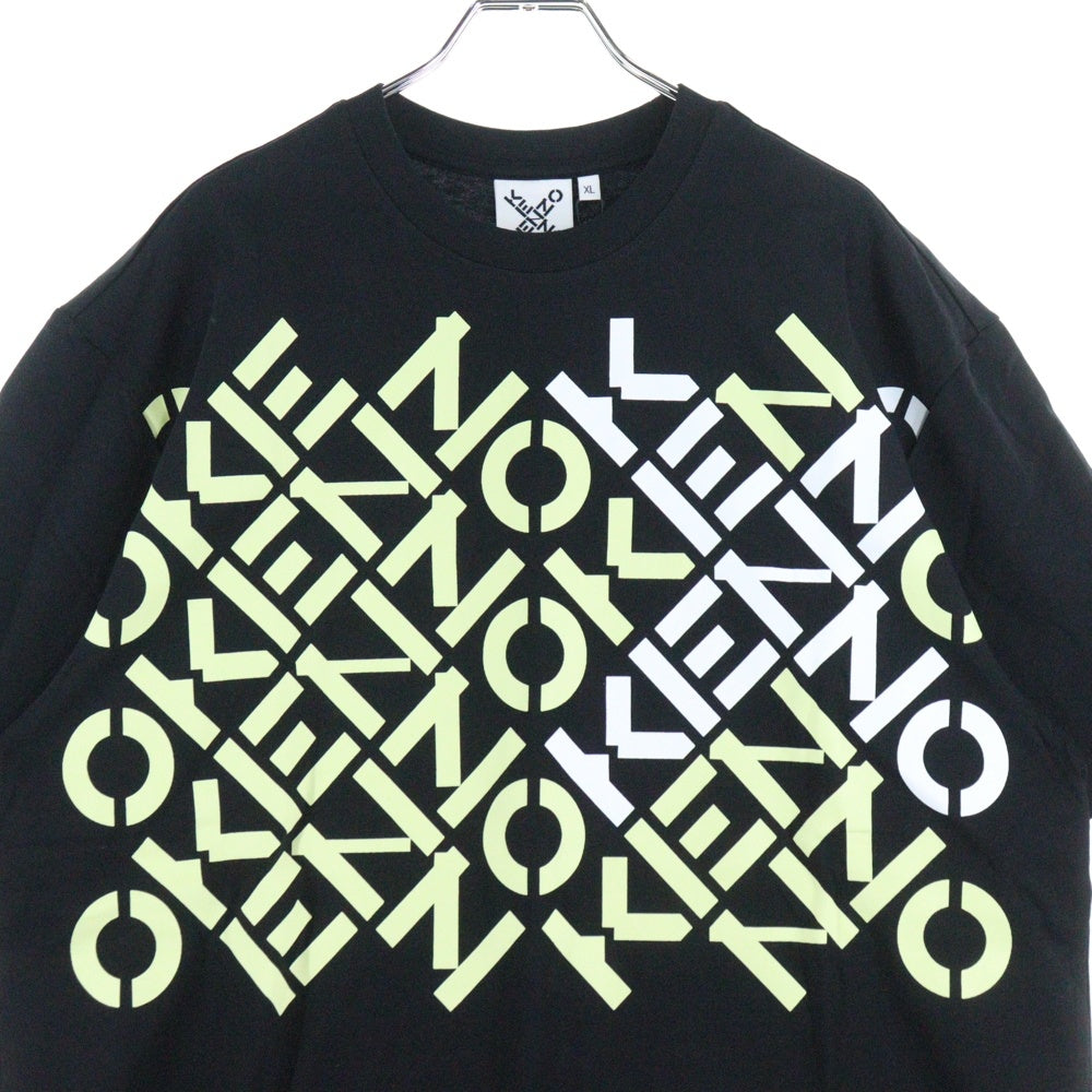 KENZO(ケンゾー) Monogram Print T-Shirt モノグラム 半袖Tシャツ ブラック FC55TS2084SK