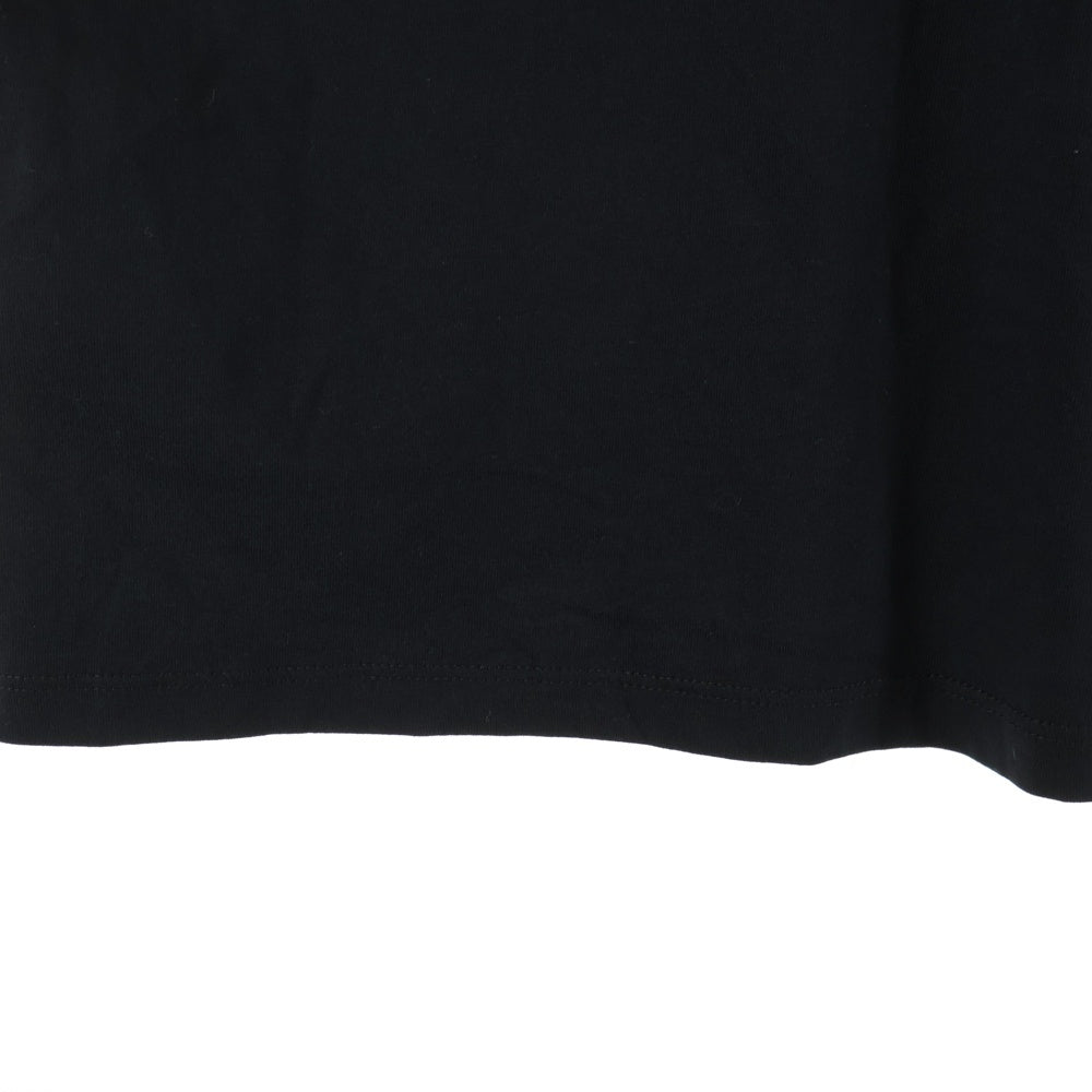 AMI Alexandre Mattiussi(アミアレクサンドルマテュッシ) AMI DE COEUR T-SHIRT ハートロゴ刺繍 半袖Tシャツ ブラック BFUTS001.724