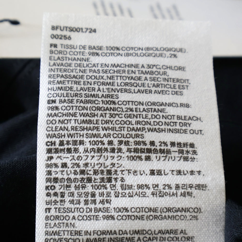 AMI Alexandre Mattiussi(アミアレクサンドルマテュッシ) AMI DE COEUR T-SHIRT ハートロゴ刺繍 半袖Tシャツ ブラック BFUTS001.724
