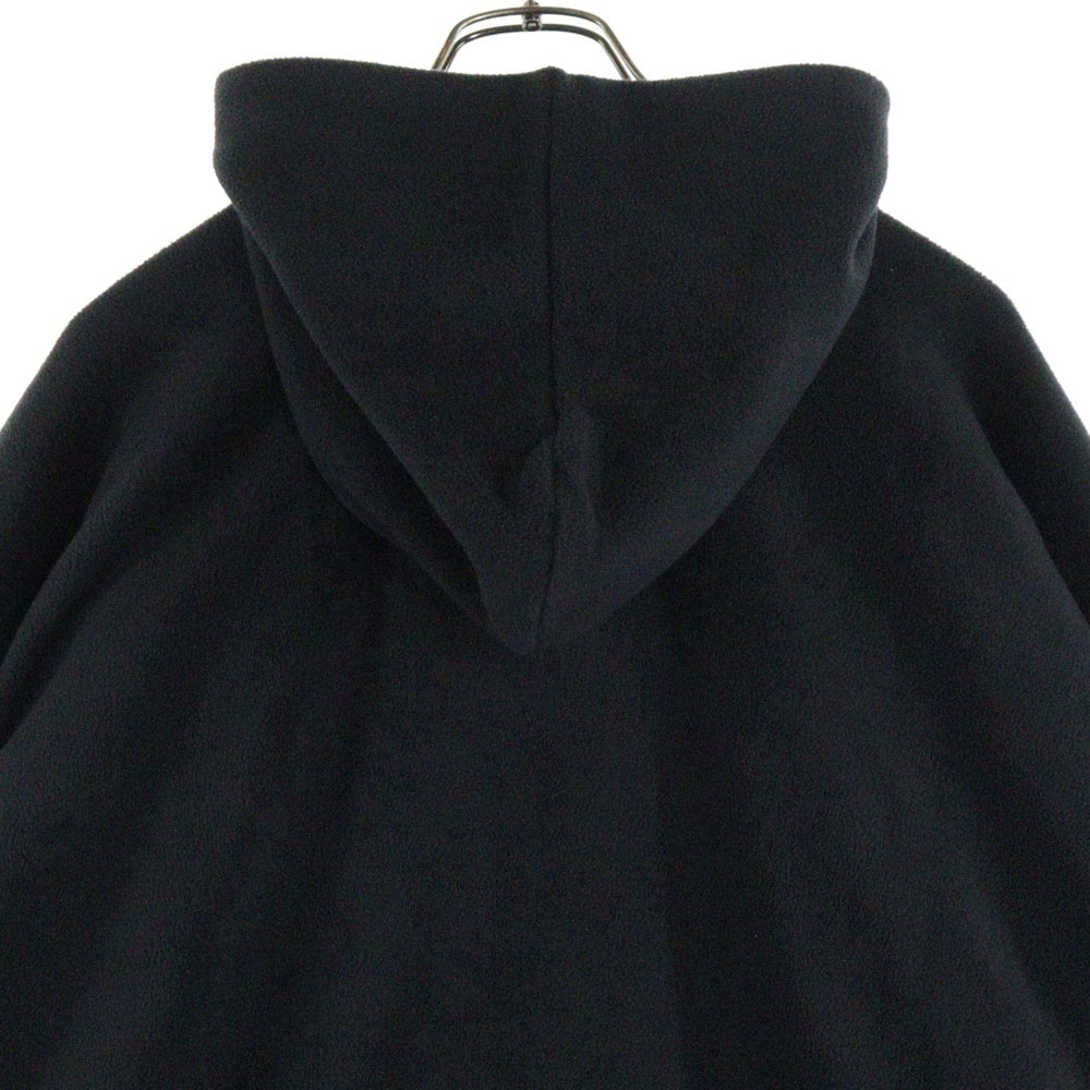 Yeezy Gap Engineered by Balenciaga(イージー ギャップ エンジニアードバイ バレンシアガ) Polar Fleece Padded Hoodie フリース プルオーバースウェットパーカー フーディー ブラック
