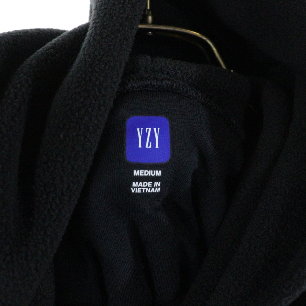 Yeezy Gap Engineered by Balenciaga(イージー ギャップ エンジニアードバイ バレンシアガ) Polar Fleece Padded Hoodie フリース プルオーバースウェットパーカー フーディー ブラック