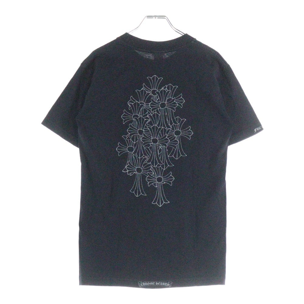 CHROME HEARTS(クロムハーツ) OLD CH T-SHIRT オールド セメタリープリント 半袖Tシャツ ブラック/シルバー