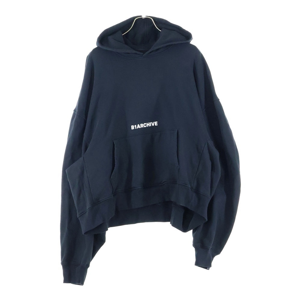 B1ARCHIVE(ビーワンアーカイブ) Oversized Hoodie プルオーバースウェットパーカー フーディー ブラック