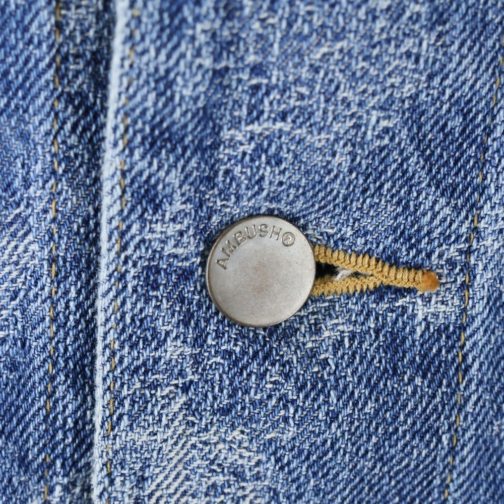 Aries(アリエス) 20AW Washed Denim Jacket ウォッシュド加工 デニムトラッカージャケット Gジャン インディゴ BMYE001F20DEN001