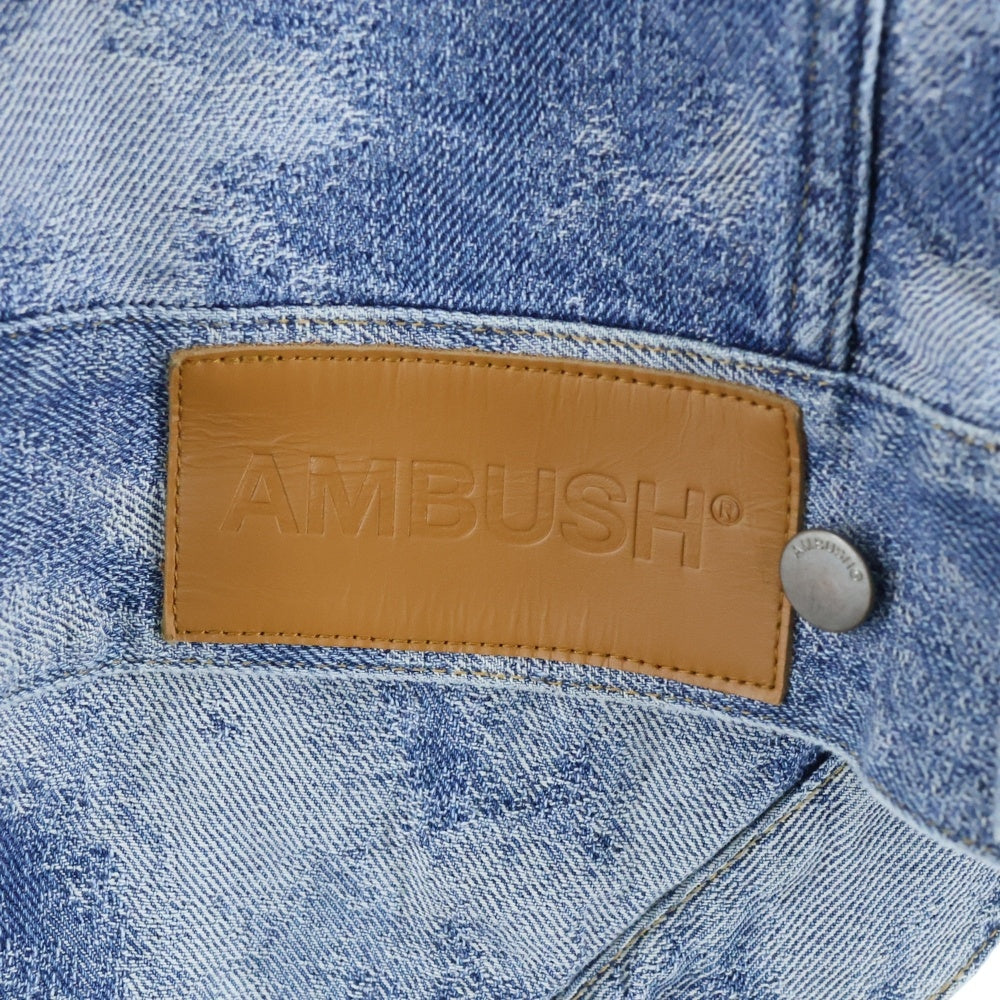 Aries(アリエス) 20AW Washed Denim Jacket ウォッシュド加工 デニムトラッカージャケット Gジャン インディゴ BMYE001F20DEN001