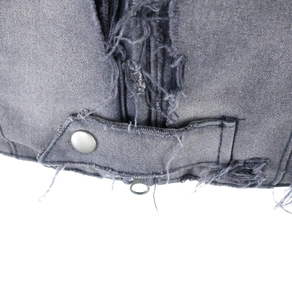 NO BRAND(ノーブランド) SONGAADON ソンガードン 24SS Broken Locomotive Jacket デニムジャケット グレー
