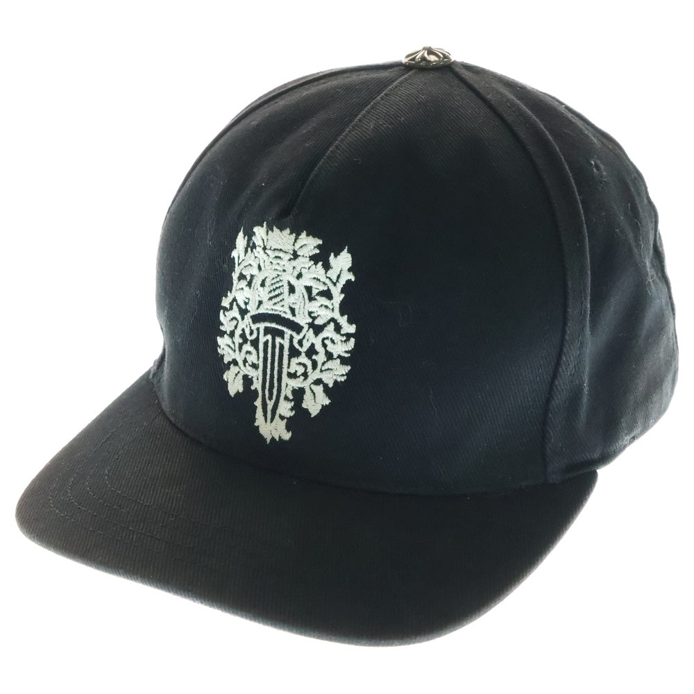 CHROME HEARTS(クロムハーツ) BASEBALL TRUCKER ベースボール トラッカーキャップ ダガー刺繍 帽子 ブラック