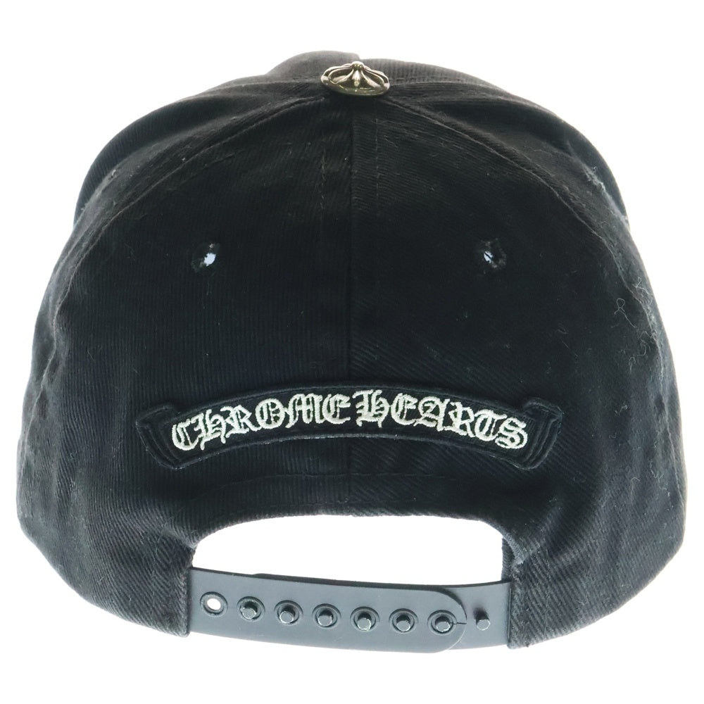 CHROME HEARTS(クロムハーツ) BASEBALL TRUCKER ベースボール トラッカーキャップ ダガー刺繍 帽子 ブラック