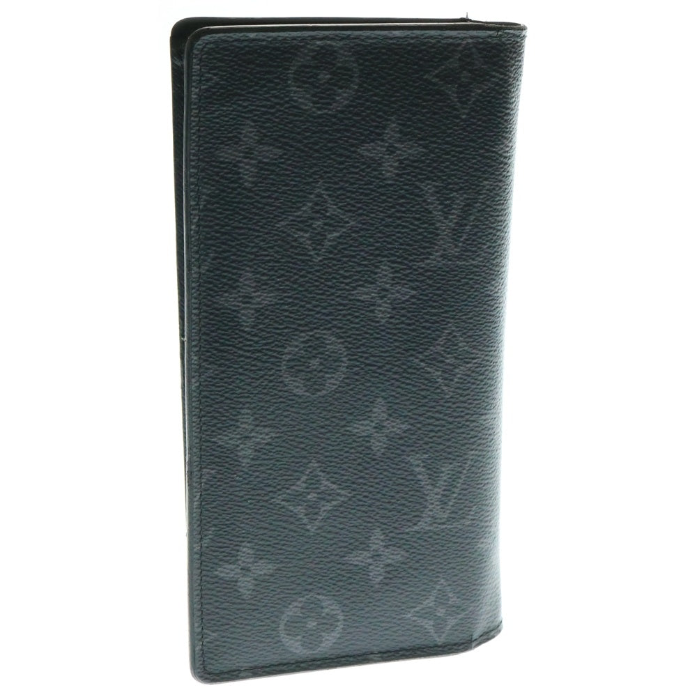 LOUIS VUITTON(ルイヴィトン) モノグラムエクリプス ポルトフォイユブラザ レザー ロングウォレット 二つ折り財布 ブラック M61697