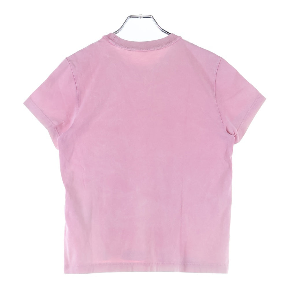 ALEXANDER WANG(アレキサンダーワン) Emboss T-Shirt エンボスロゴ 半袖Tシャツ ピンク レディース