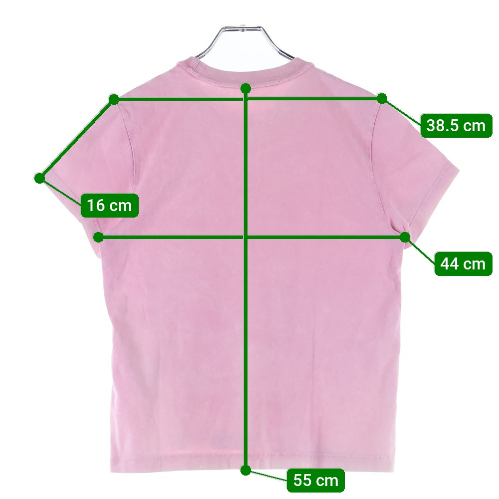 ALEXANDER WANG(アレキサンダーワン) Emboss T-Shirt エンボスロゴ 半袖Tシャツ ピンク レディース