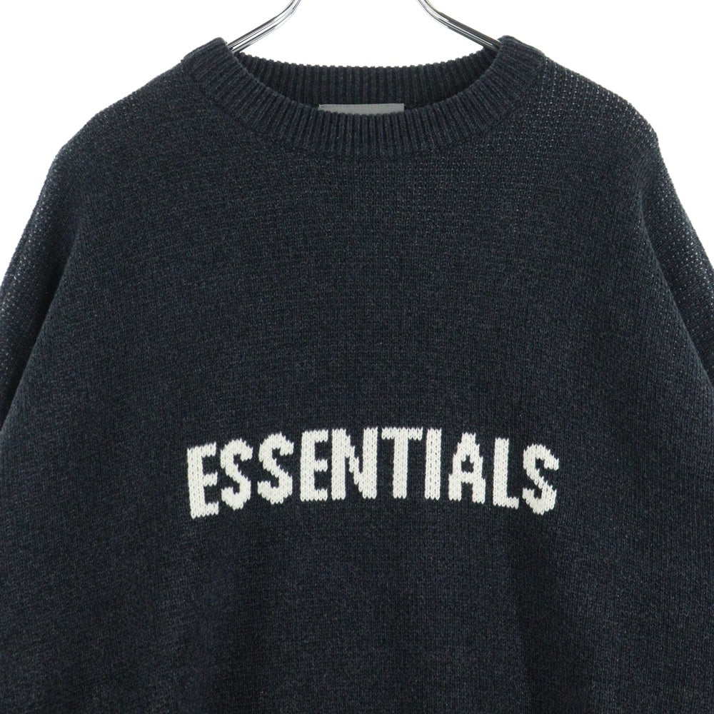 FEAR OF GOD ESSENTIALS(フィアオブゴッド エッセンシャルズ) KNIT SWEATER クルーネックニットセーター グレー