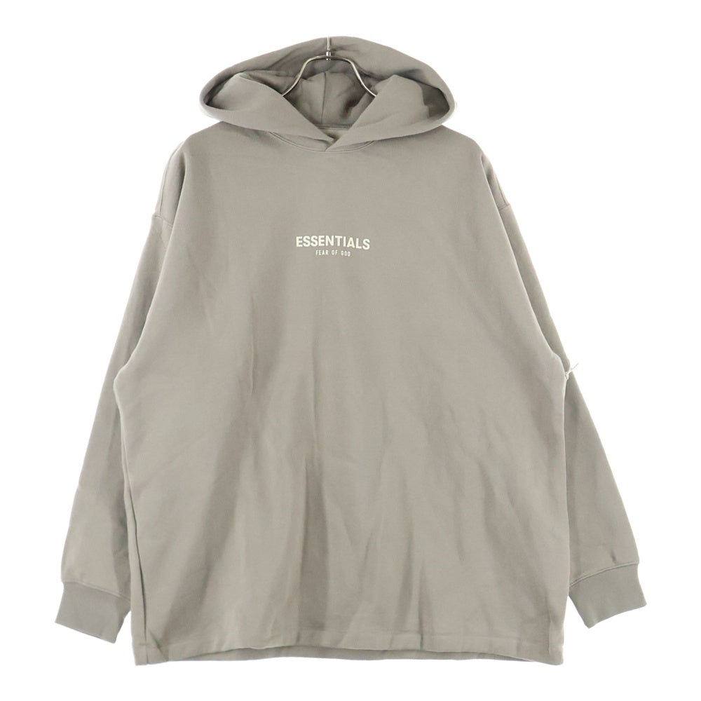 FEAR OF GOD ESSENTIALS(フィアオブゴッド エッセンシャルズ) HOODIE フェルトロゴ プルオーバースウェットパーカー フーディー ベージュ