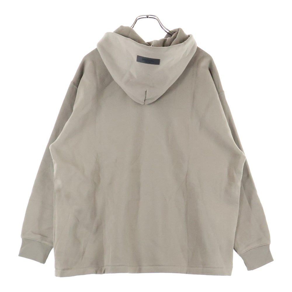 FEAR OF GOD ESSENTIALS(フィアオブゴッド エッセンシャルズ) HOODIE フェルトロゴ プルオーバースウェットパーカー フーディー ベージュ