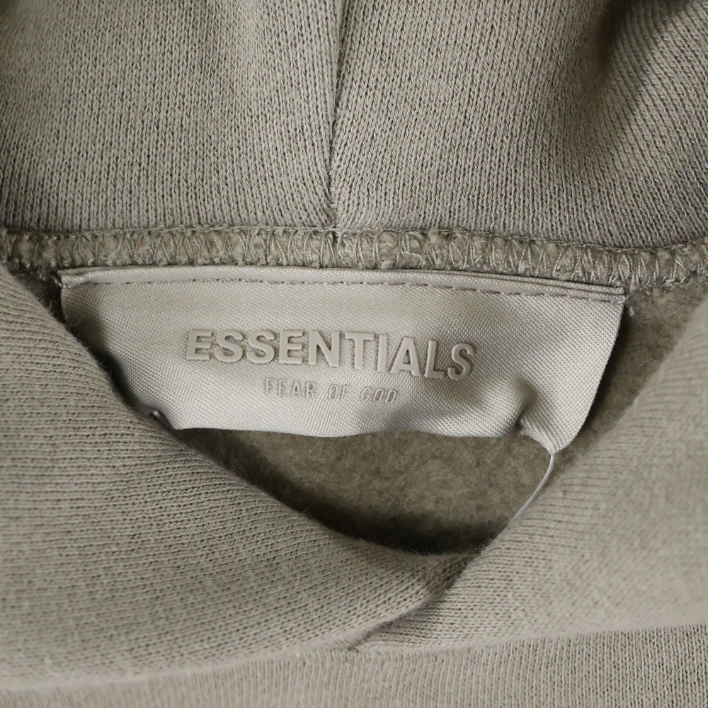 FEAR OF GOD ESSENTIALS(フィアオブゴッド エッセンシャルズ) HOODIE フェルトロゴ プルオーバースウェットパーカー フーディー ベージュ