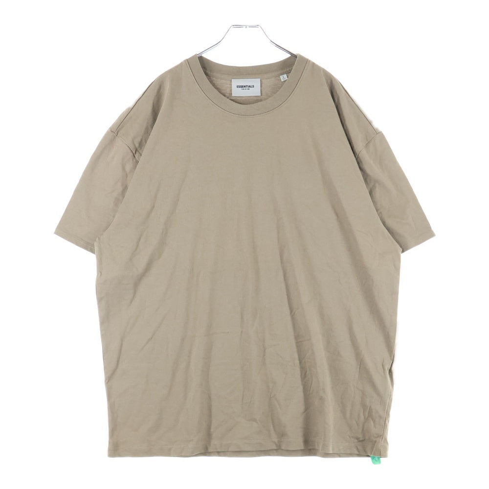 FEAR OF GOD ESSENTIALS(フィアオブゴッド エッセンシャルズ) S/S T-SHIRT フェルトロゴ 半袖Tシャツ ベージュ