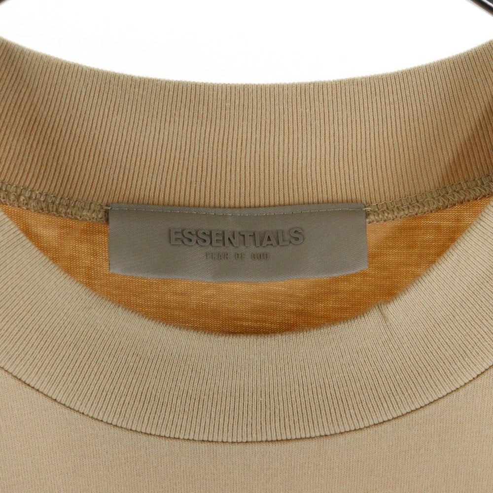 FEAR OF GOD ESSENTIALS(フィアオブゴッド エッセンシャルズ) S/S T-SHIRT フェルトロゴ 半袖Tシャツ ベージュ