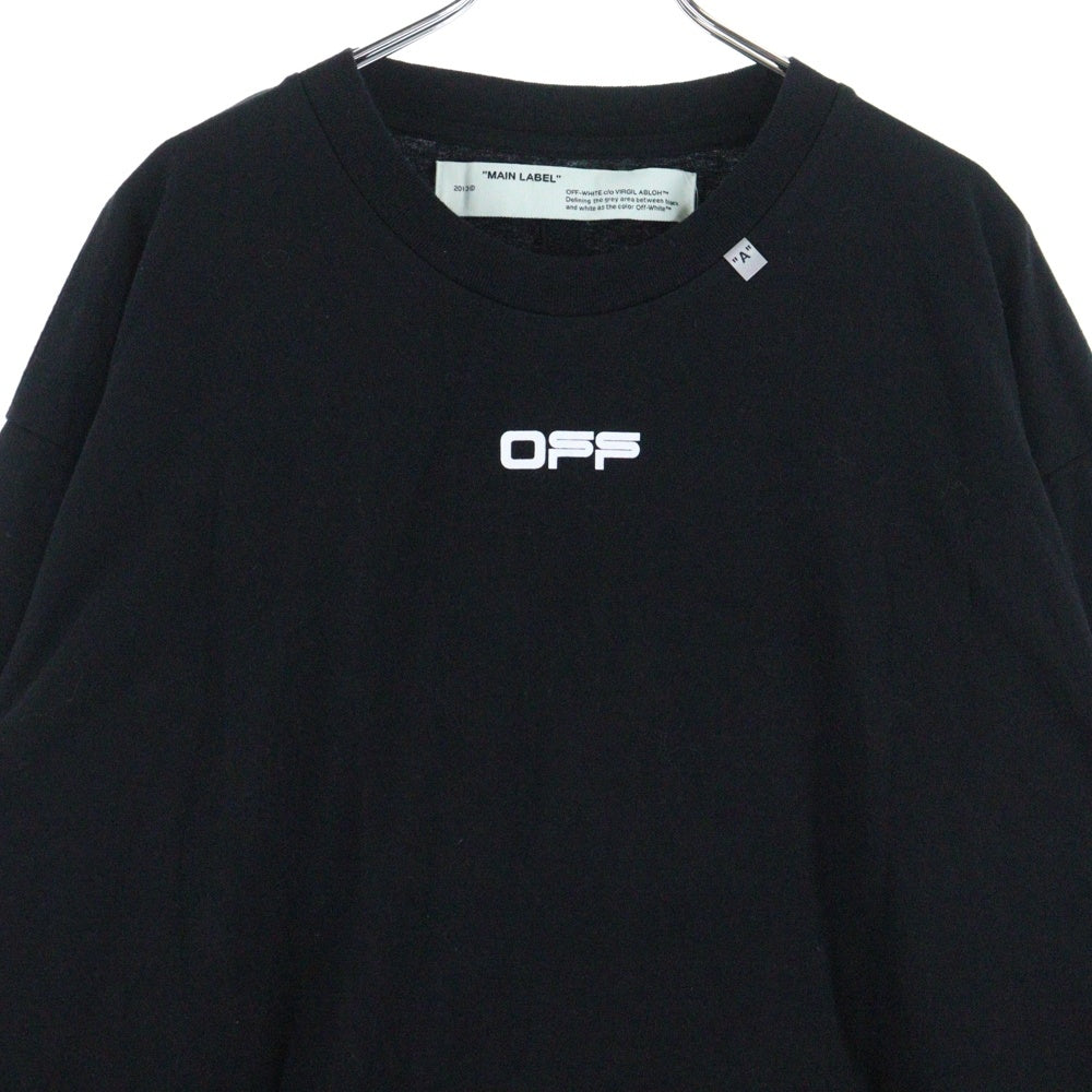 OFF-WHITE(オフホワイト) 20SS Caravaggio Layered L/S T-Shirt カラヴァッジョ レイヤード長袖Tシャツ ロンT ブラック OMAB022S20185005