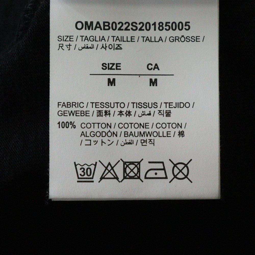 OFF-WHITE(オフホワイト) 20SS Caravaggio Layered L/S T-Shirt カラヴァッジョ レイヤード長袖Tシャツ ロンT ブラック OMAB022S20185005